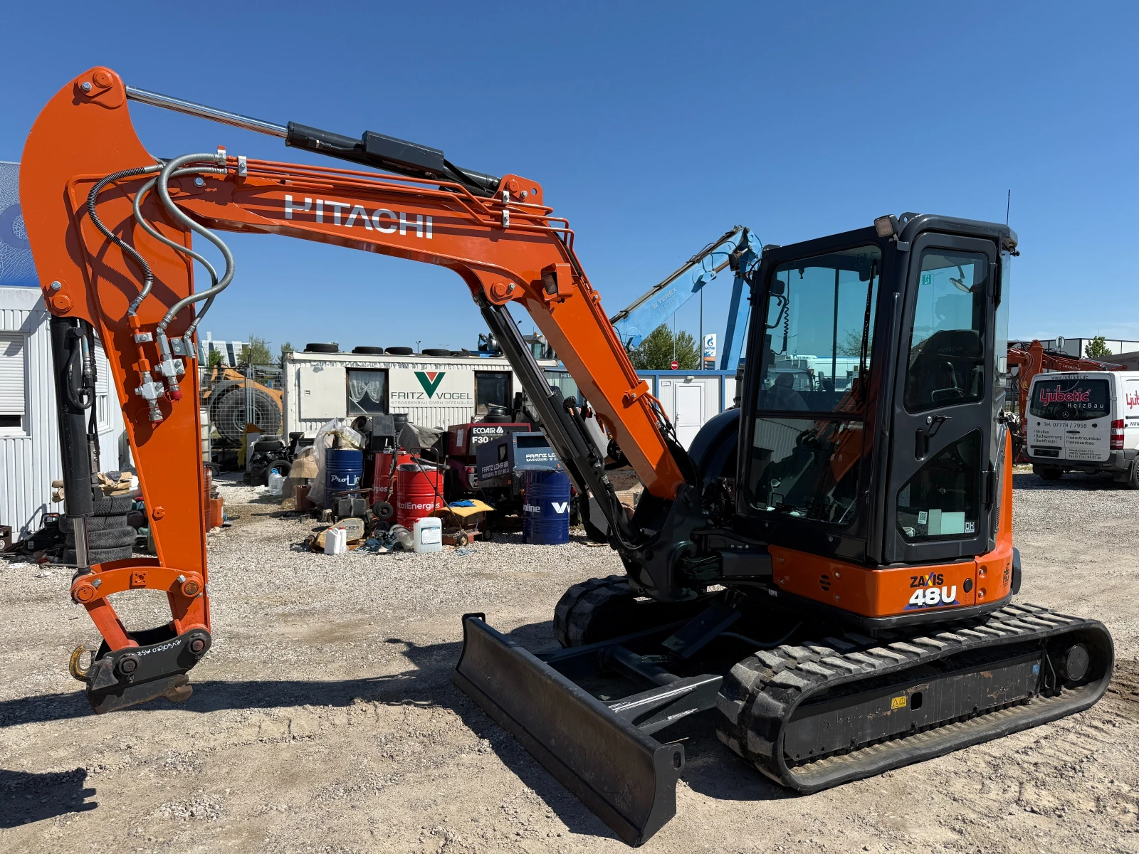 Багер Hitachi ZX 48 U-6, снимка 3 - Индустриална техника - 54414223