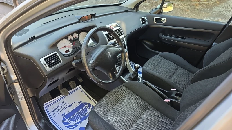 Peugeot 307 1.6HDI 90k.c., снимка 7 - Автомобили и джипове - 50841310