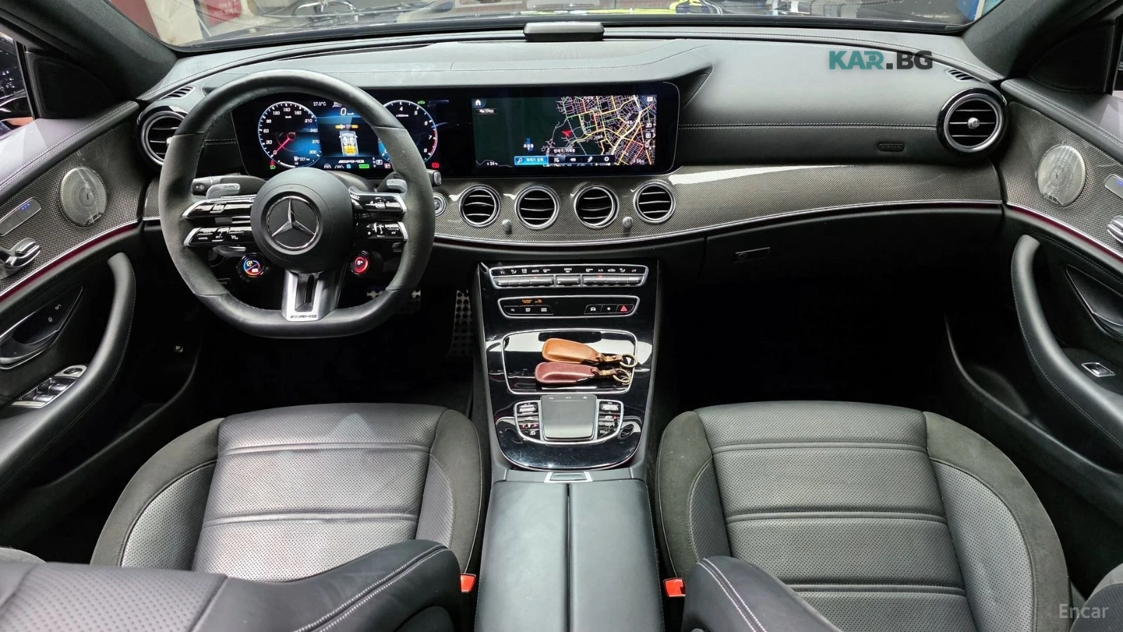 Mercedes-Benz E 53 AMG 4MATIC* КОЖА* ПОДГРЕВ* ОБДУХВ* BURMASTER* PANO* 36, снимка 7 - Автомобили и джипове - 55028586