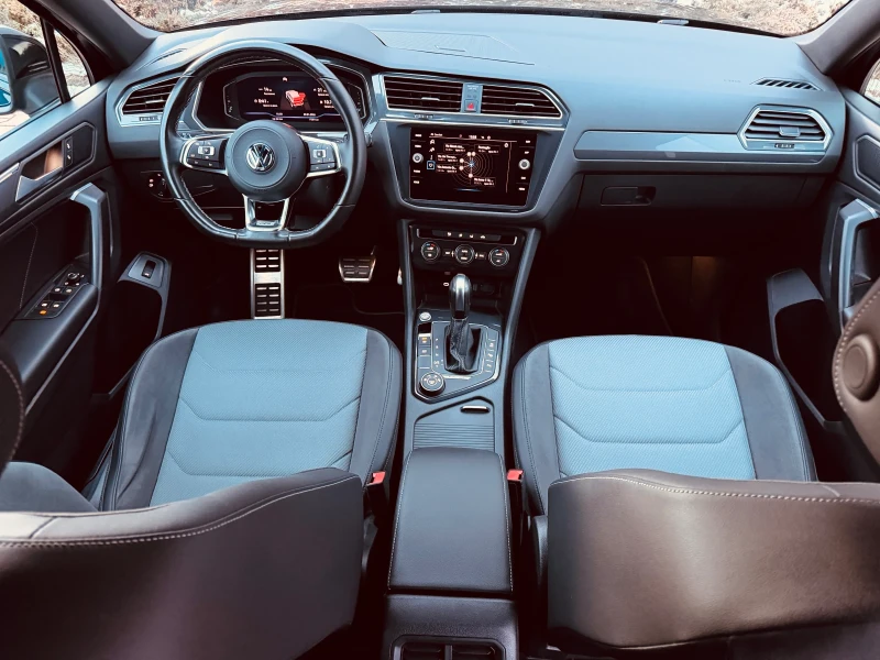 VW Tiguan Allspace 2.0TDI-200KC-R-LINE-7МЕСТЕН-KEYLESS-КАМЕРА-УНИКАТ-, снимка 14 - Автомобили и джипове - 53051295