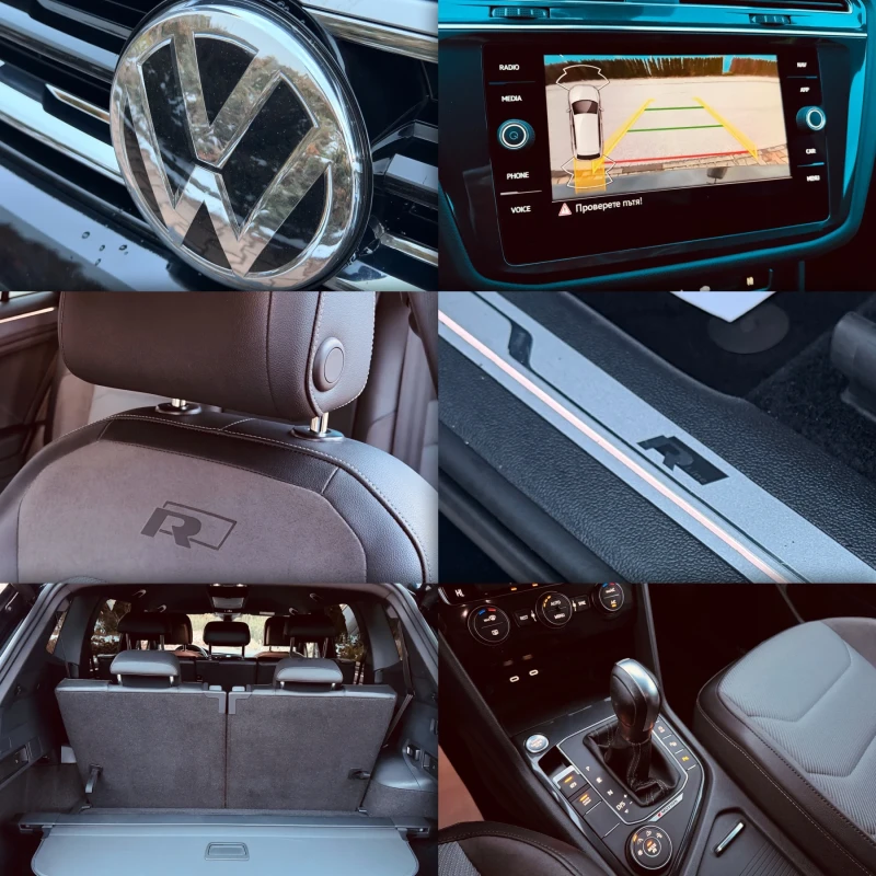 VW Tiguan Allspace 2.0TDI-200KC-R-LINE-7МЕСТЕН-KEYLESS-КАМЕРА-УНИКАТ-, снимка 16 - Автомобили и джипове - 53051295