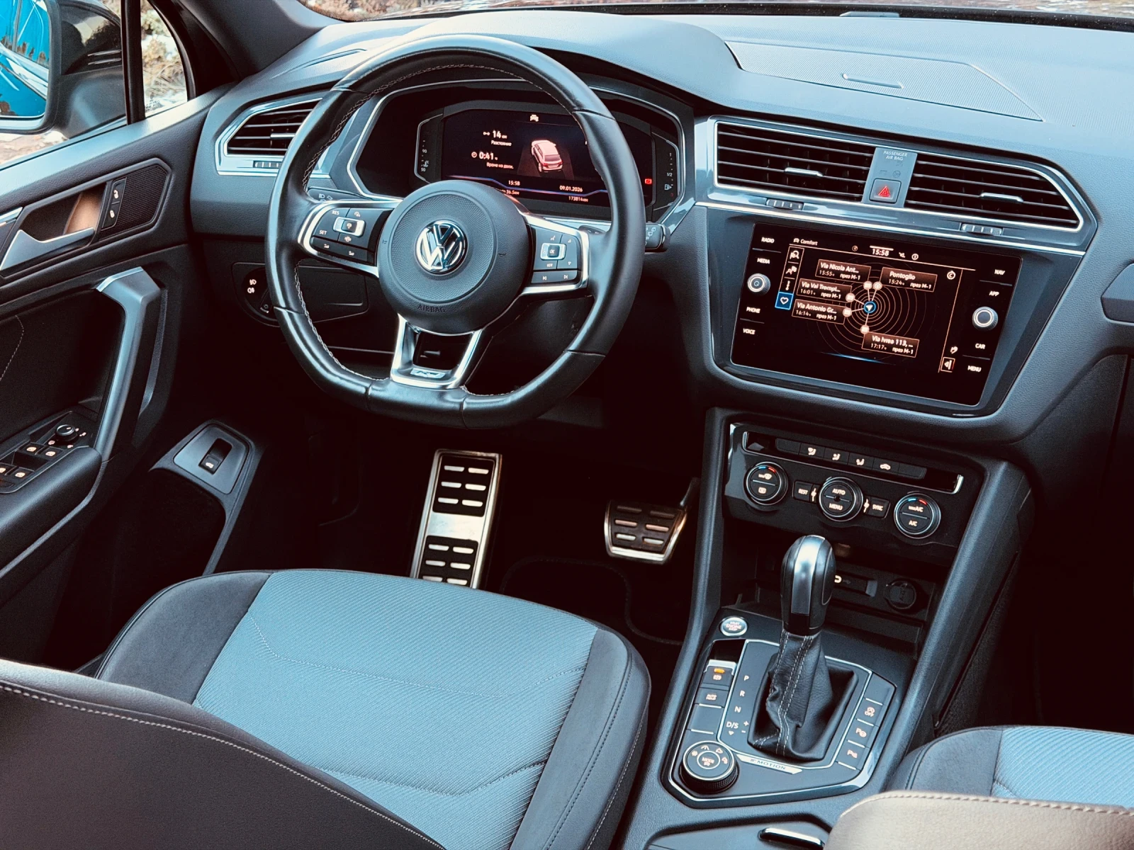 VW Tiguan Allspace 2.0TDI-200KC-R-LINE-7������-KEYLESS-������-������- | Mobile.bg � ����������� 13