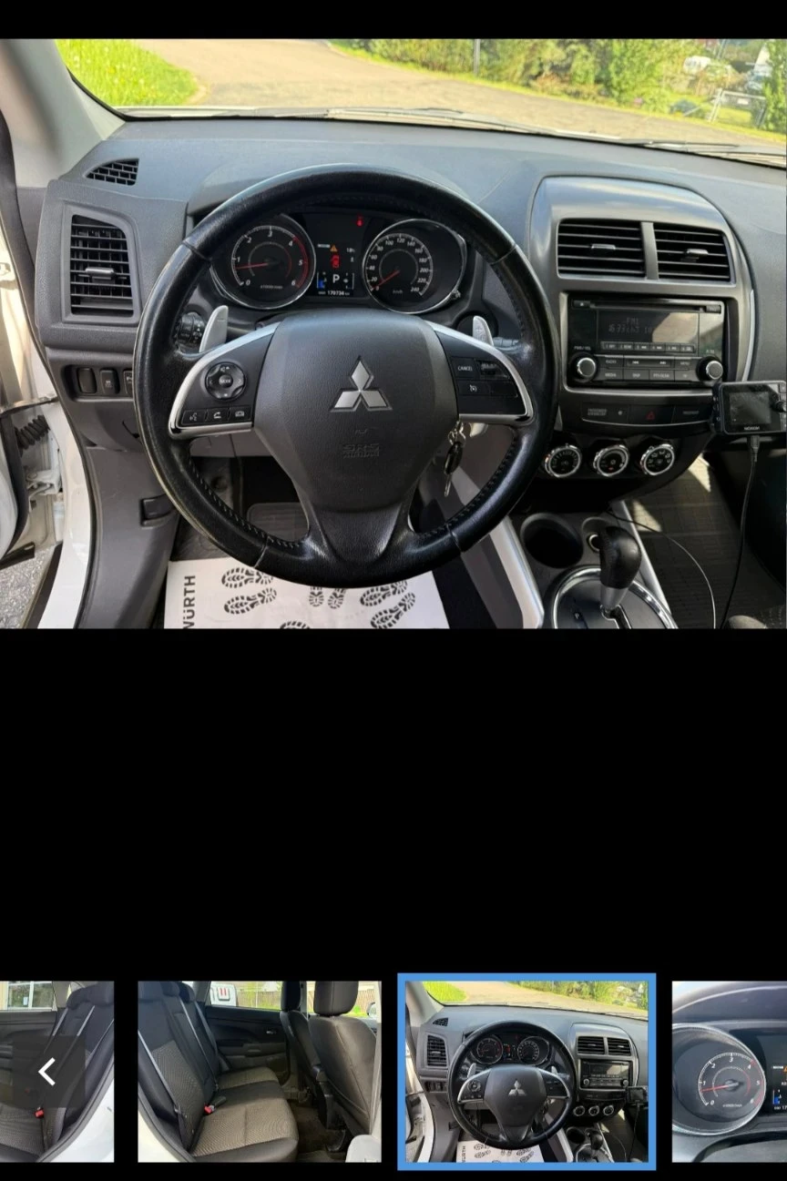 Mitsubishi ASX 2.2D/automat/Awd/Швейцария , снимка 12 - Автомобили и джипове - 54316555