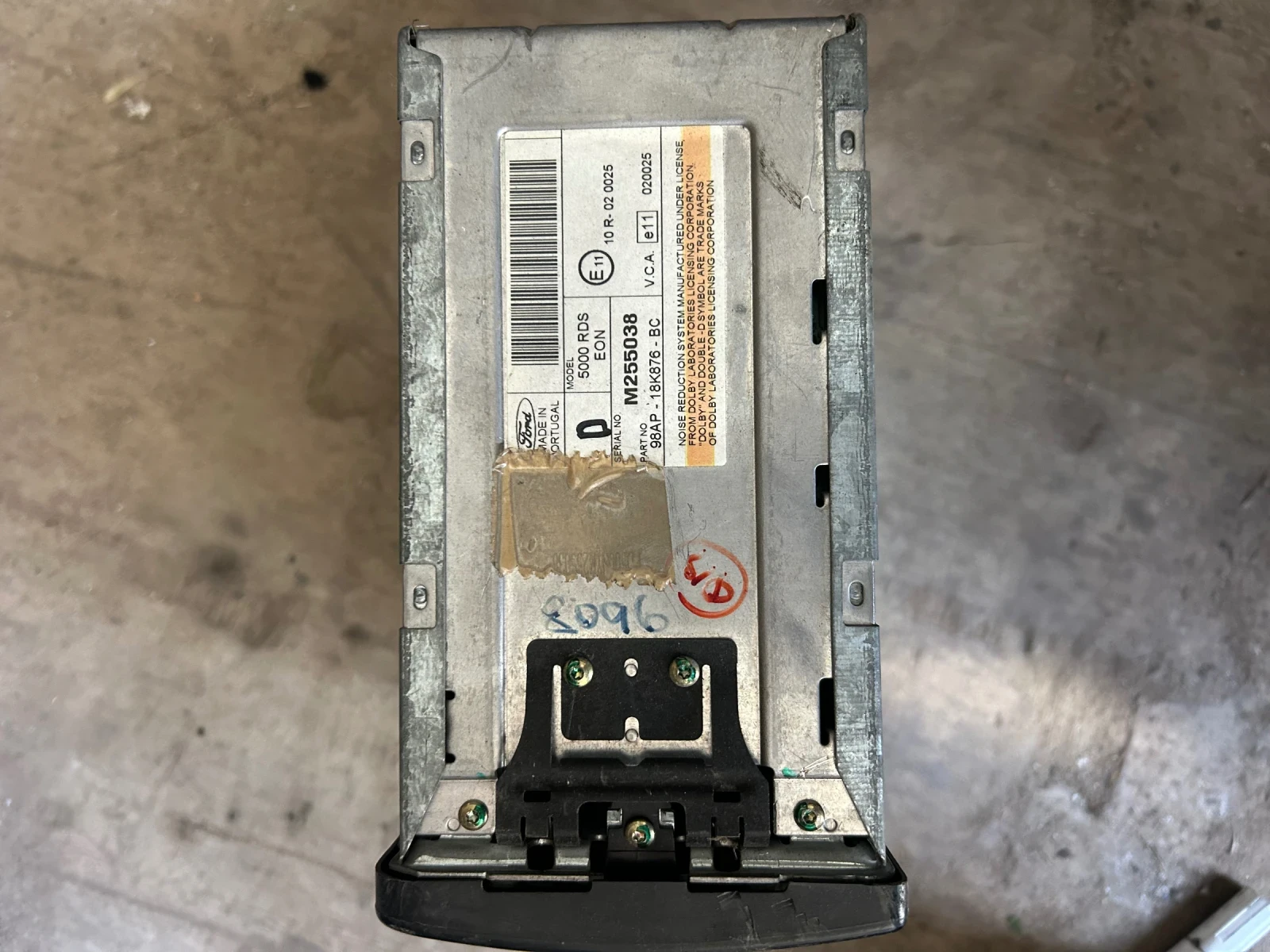 M255038 Радио касетофон RDS 5000 FORD , снимка 3 - Части - 56736368