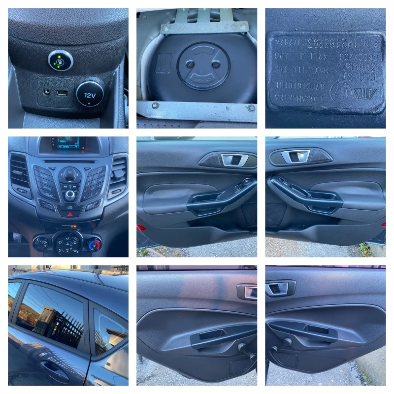 Ford Fiesta 1.4i 97k.s.-ГАЗ-EURO5B-190000km!!!FACELIFT-2014g, снимка 15 - Автомобили и джипове - 48384692