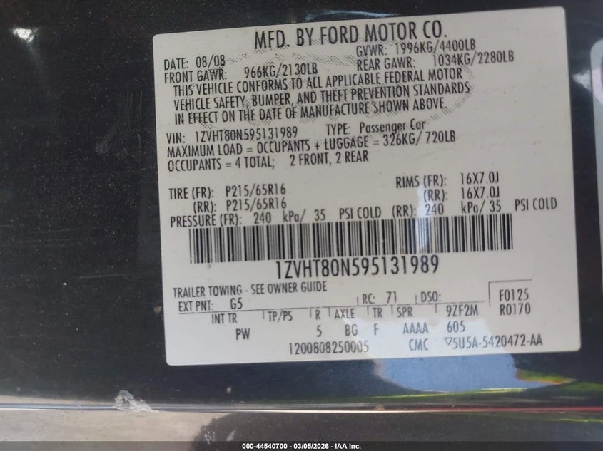 Ford Mustang 4.0l V6 * Kрайна цена до БГ* , снимка 9 - Автомобили и джипове - 53907376