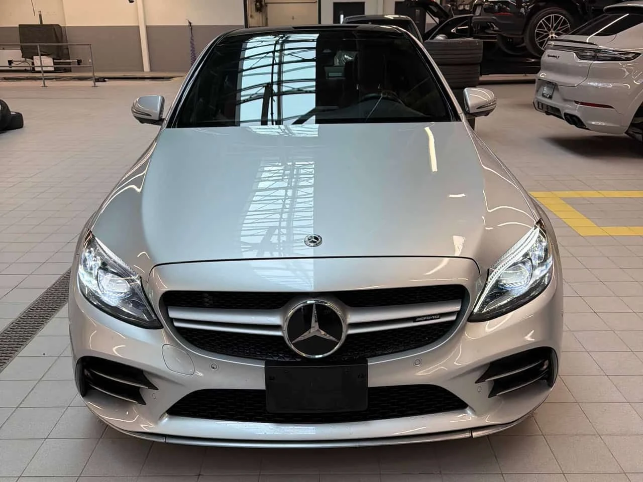Mercedes-Benz C 43 AMG * 43 AMG * BURMASTER* ПАНОРАМА* ПОДГРЕВ* , снимка 5 - Автомобили и джипове - 54116742