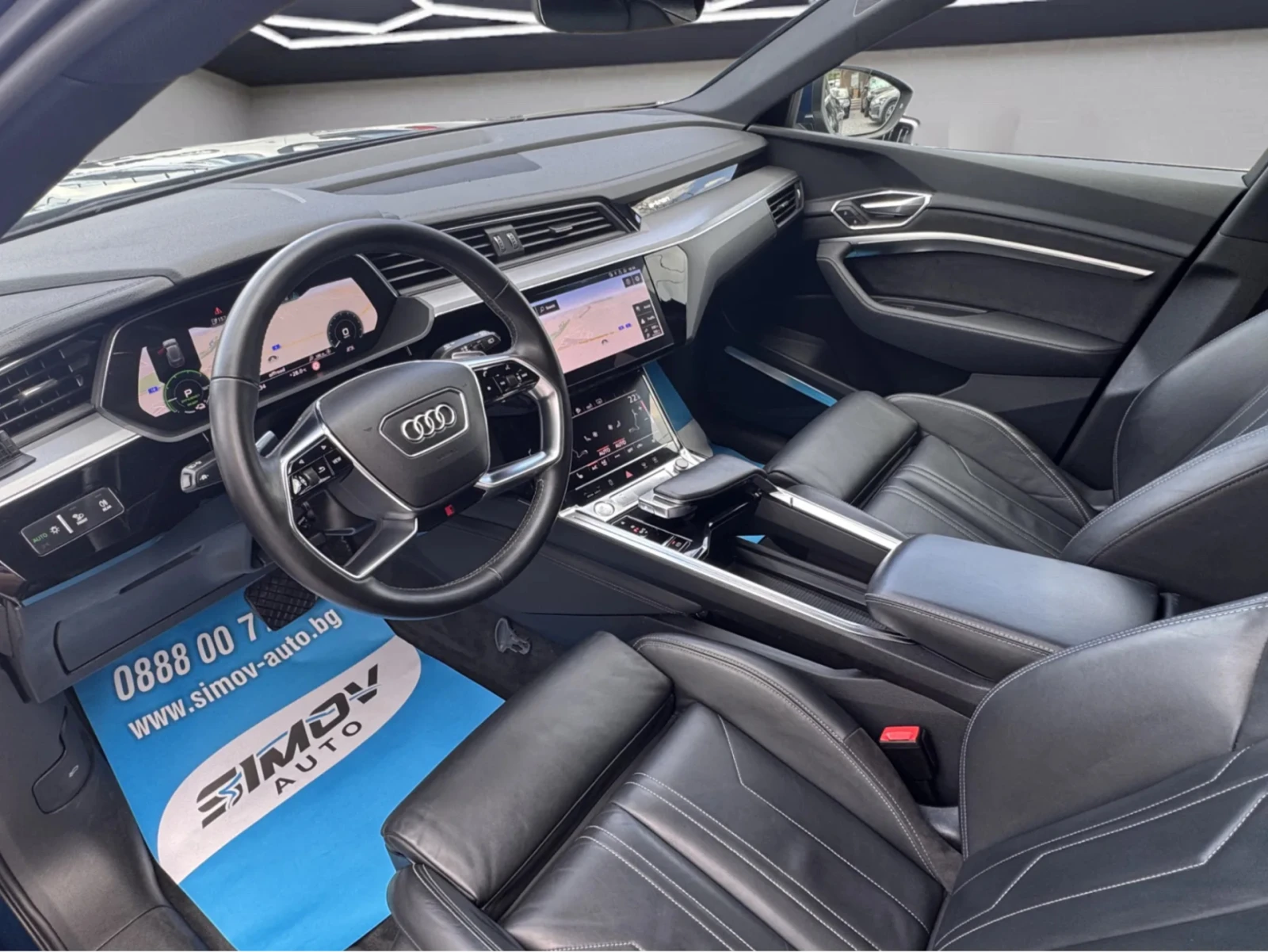 Audi E-Tron 55 S-LINE 95KWH 408КС. B&O ПАНОРАМА КОЖА ПОДГРЕВ, снимка 8 - Автомобили и джипове - 54915788