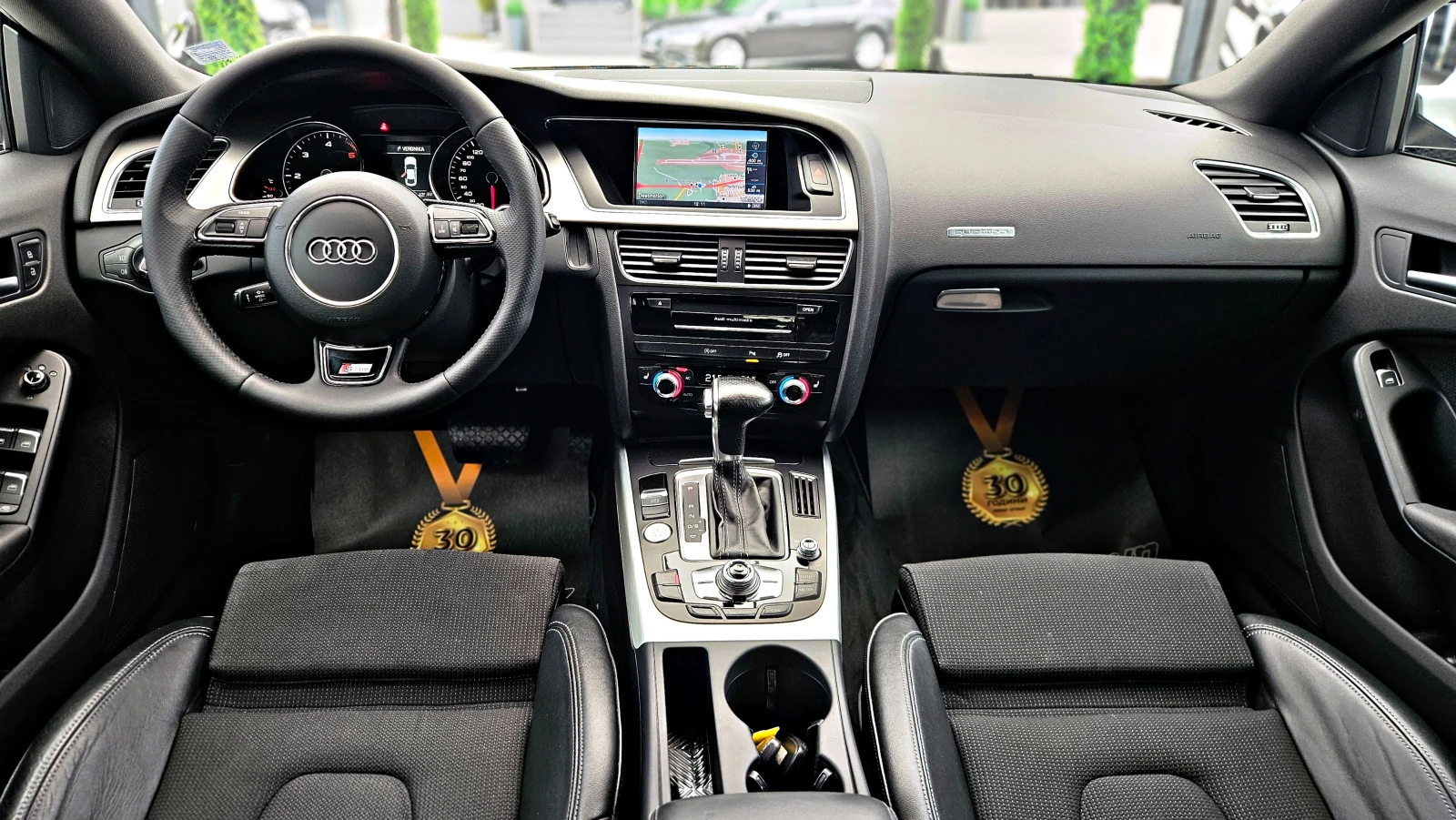 Audi A5 S-LINE/3.0TDI/FACE/ПОДГРЕВ/KEYLESS/ПЕЧКА/LIZING, снимка 9 - Автомобили и джипове - 54778315