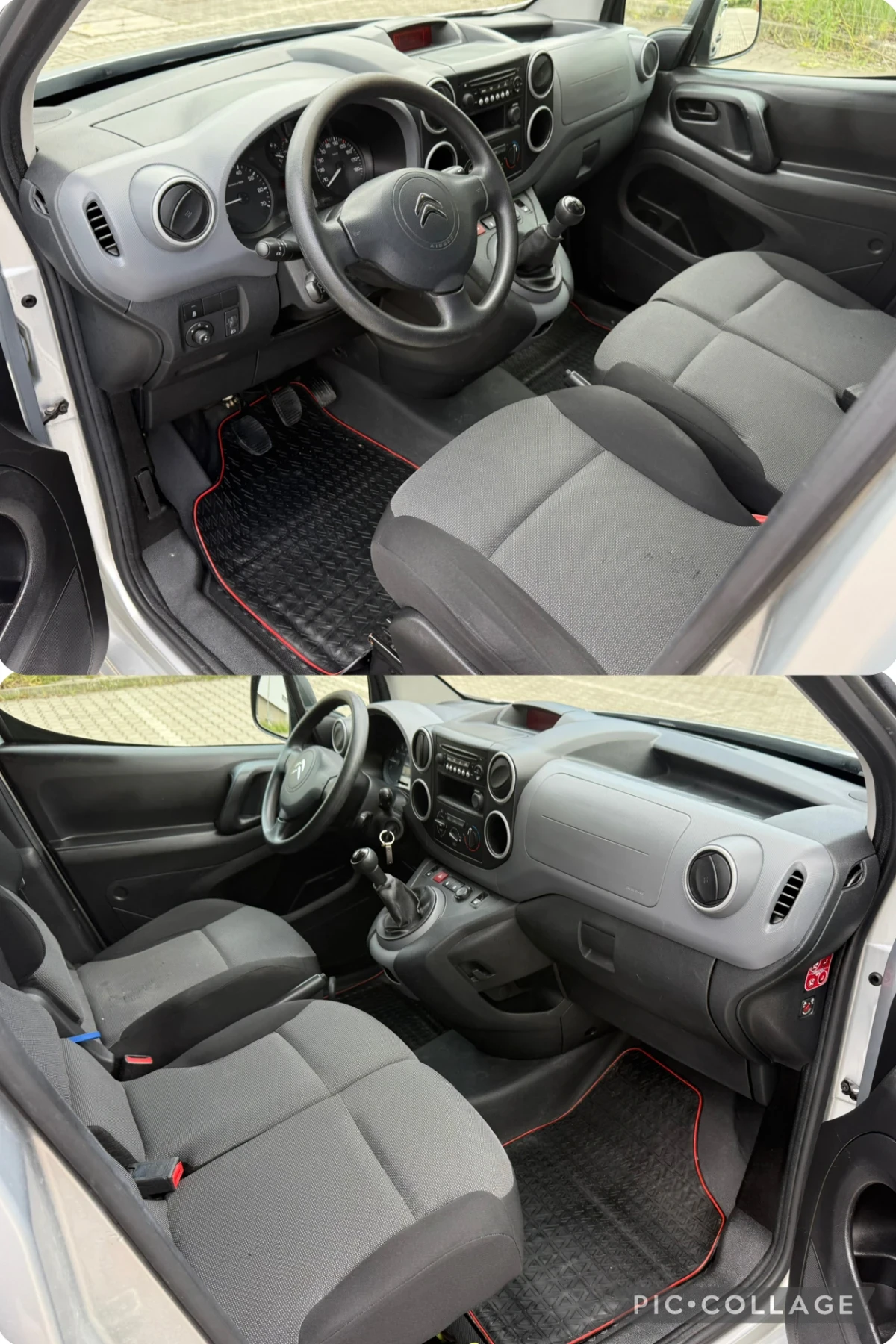 Citroen Berlingo 1.6 eHDi/75kc/КЛИМАТИК/3 места/120303км!, снимка 8 - Автомобили и джипове - 54797304