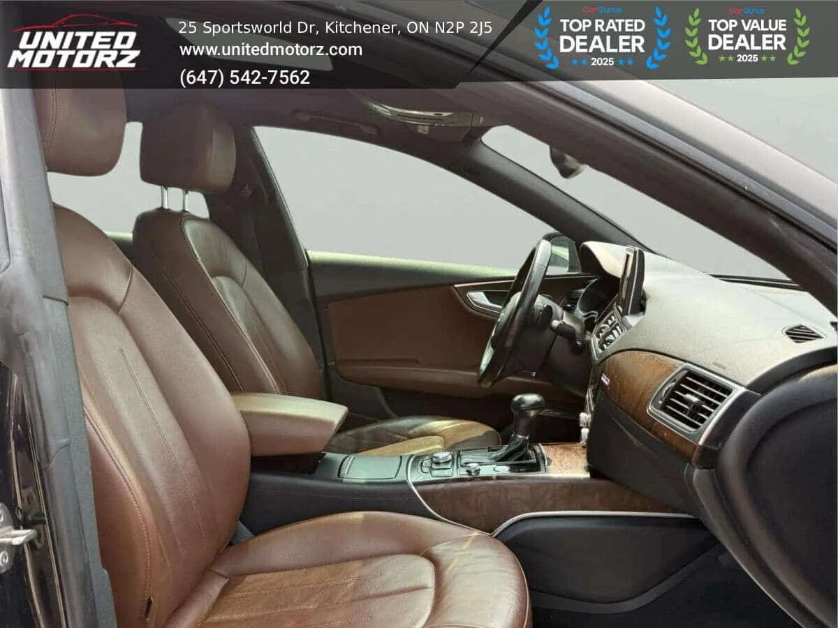Audi A7 * QUATTRO 3.0 PREMIUM PLUS~ BROWN LEATHER SEATS ~W, снимка 17 - Автомобили и джипове - 55408954