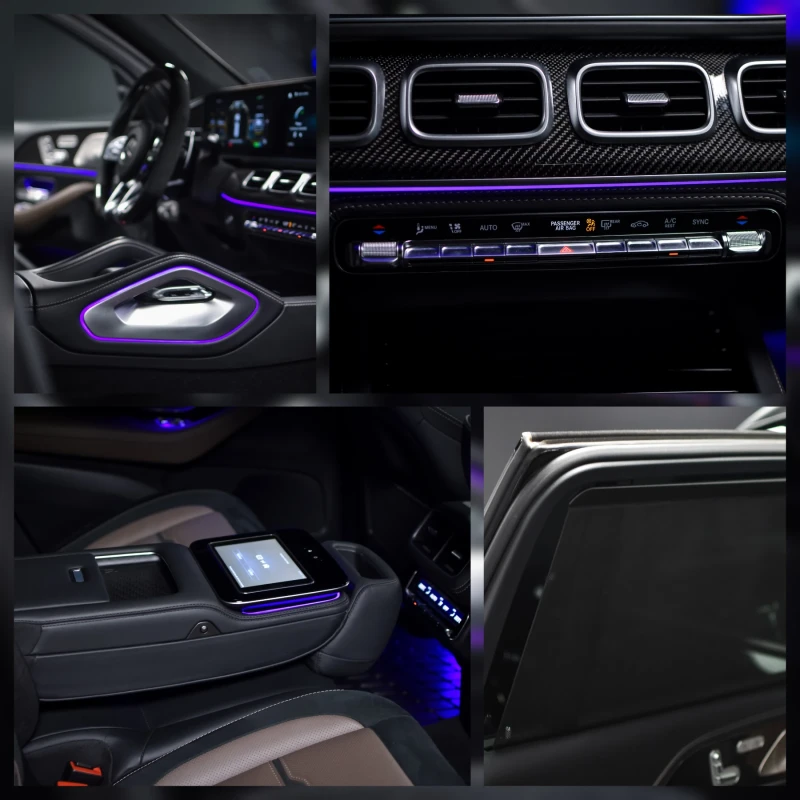 Mercedes-Benz GLS 63 AMG 4MATIC+ * Full Carbon* Вакум* Burmester* Pano* 7-м, снимка 15 - Автомобили и джипове - 53153262