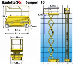 Автовишка Друга марка HAULOTTE COMPACT 10, снимка 16