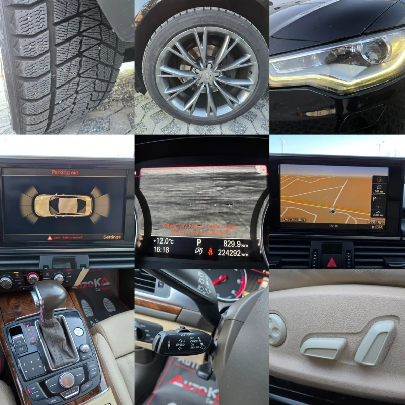 Audi A6 3.0TDI= АВТОМАТ= 4Х4= DISTRONIC= NIGHT VISION= LED, снимка 17 - Автомобили и джипове - 51883050