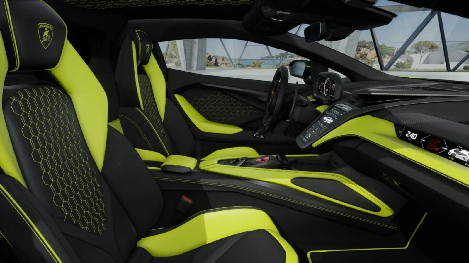 Lamborghini Revuelto Carbon pack* Passenger display* Parking pack - изображение 8