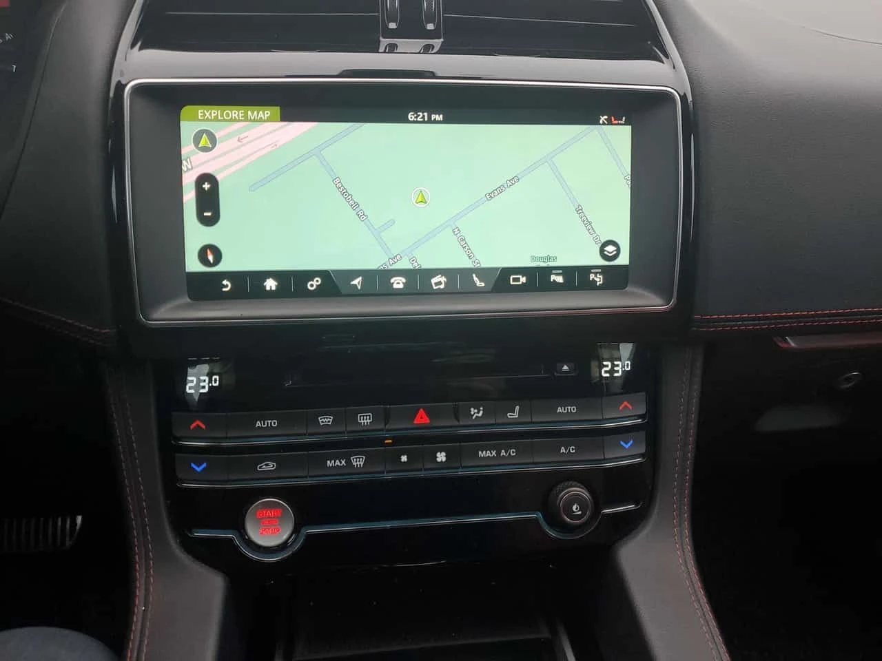 Jaguar F-PACE * AWD 35t R Sport * 360 * ПОДГРЕВ * ПАМЕТ * NAVI, снимка 9 - Автомобили и джипове - 54150571