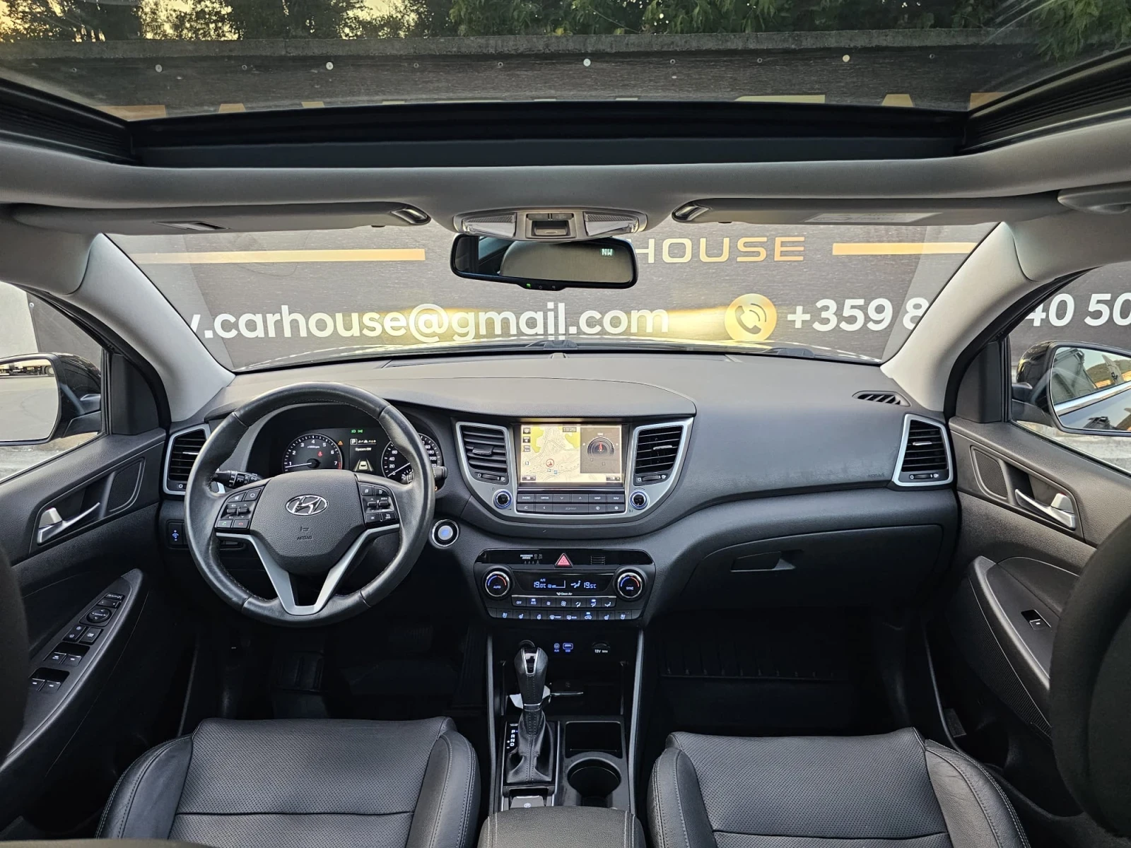 Hyundai Tucson 1.6 T-GDI 4WD/подгрев/обувахне/з.камера/Швейцария!, снимка 9 - Автомобили и джипове - 55846877