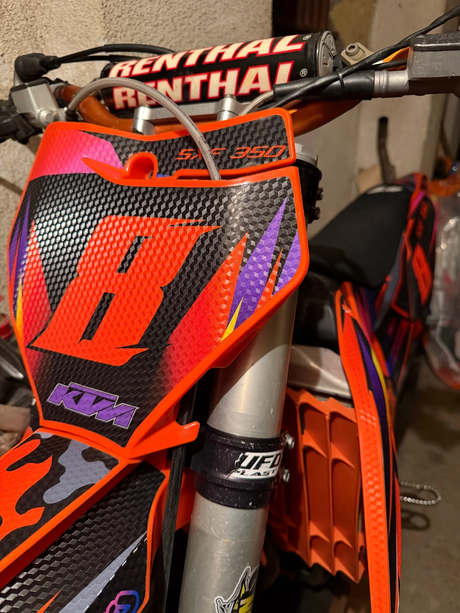 Ktm SX-F 350Тунинг/2 Режима/Akrapovic/Тракшън/Лънч контрол , снимка 6 - Мотоциклети и мототехника - 55581531