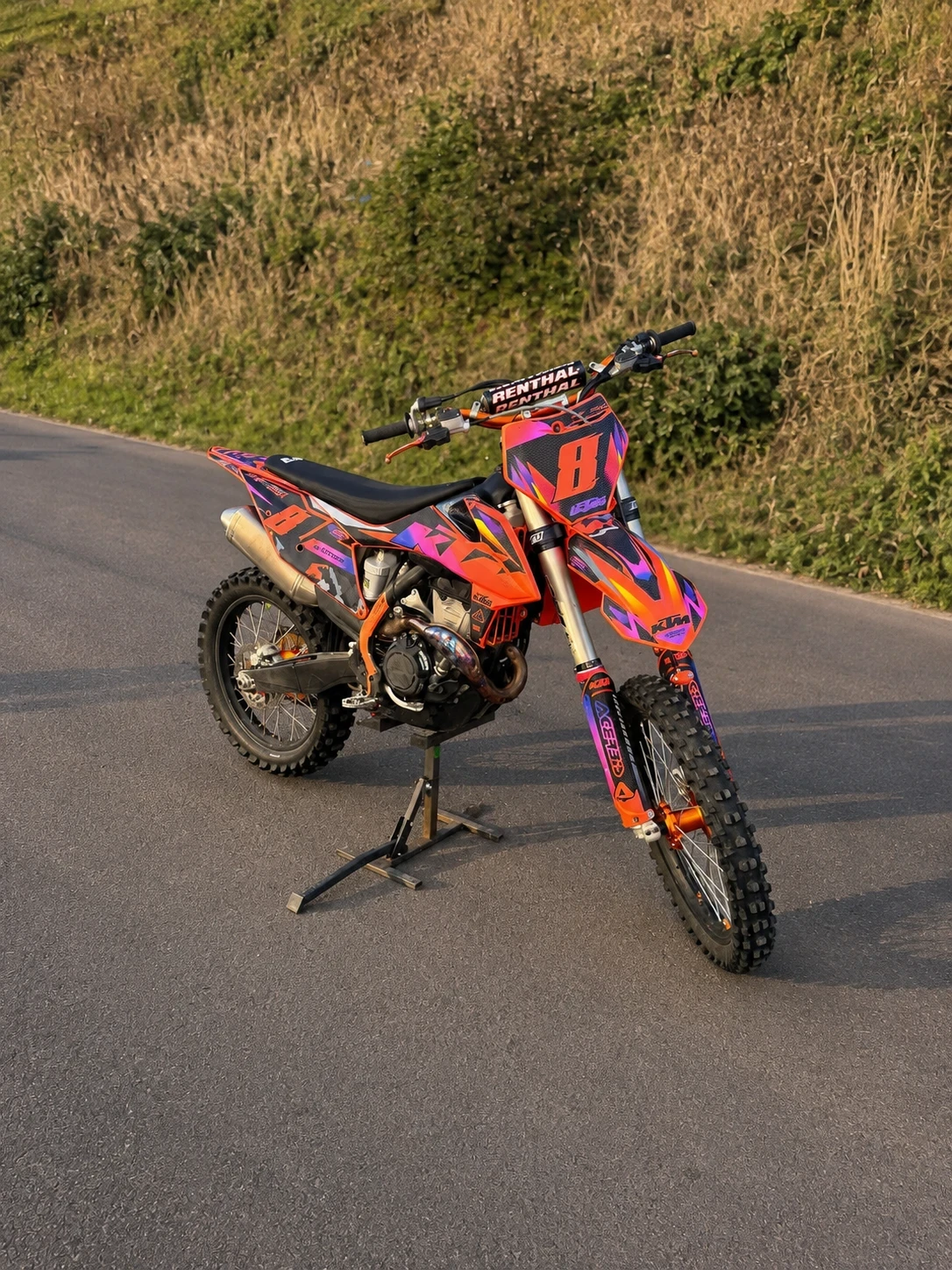 Ktm SX-F 350Тунинг/2 Режима/Akrapovic/Тракшън/Лънч контрол , снимка 2 - Мотоциклети и мототехника - 55581531