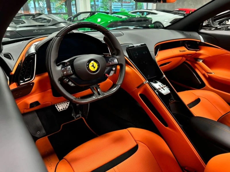 Ferrari Roma SPIDER/ 3.9 V8/ CARBON/ CERAMIC/ MAGNERIDE/ JBL/ , снимка 7 - Автомобили и джипове - 45888550