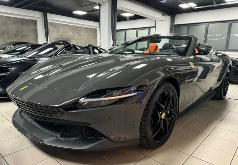 Ferrari Roma SPIDER/ 3.9 V8/ CARBON/ CERAMIC/ MAGNERIDE/ JBL/ , снимка 2 - Автомобили и джипове - 45888550