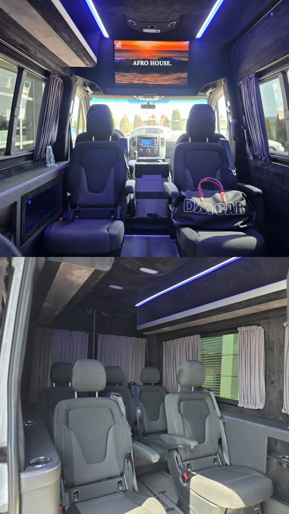 Mercedes-Benz Sprinter 315 ПЪТНИЧЕСКИ / 8+ 1 / TOP, снимка 9 - Бусове и автобуси - 54613132