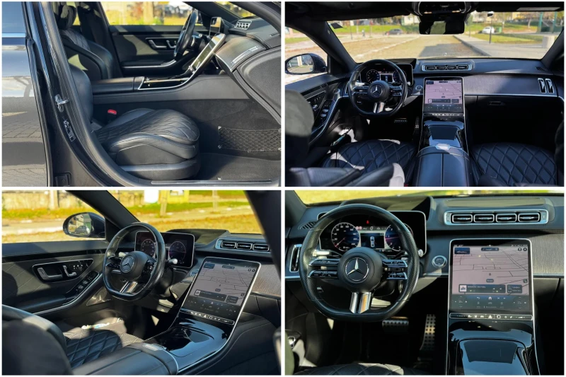 Mercedes-Benz S 400 d AMG 4MATIC* 4D BURMESTER* Panorama* FULL ЕКСТРИ*, снимка 13 - Автомобили и джипове - 52391450