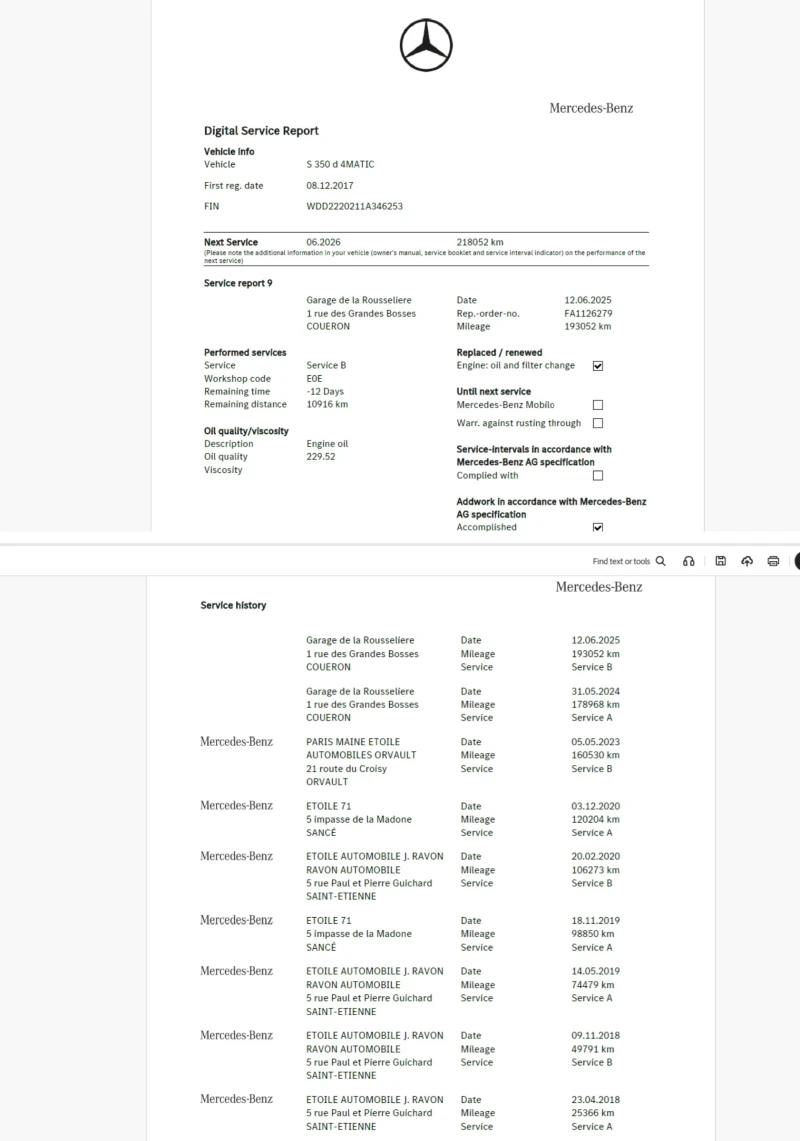 Mercedes-Benz S 350 d/4Matic/100% РеаленПробег/Серв.История в Mercedes, снимка 16 - Автомобили и джипове - 52484234