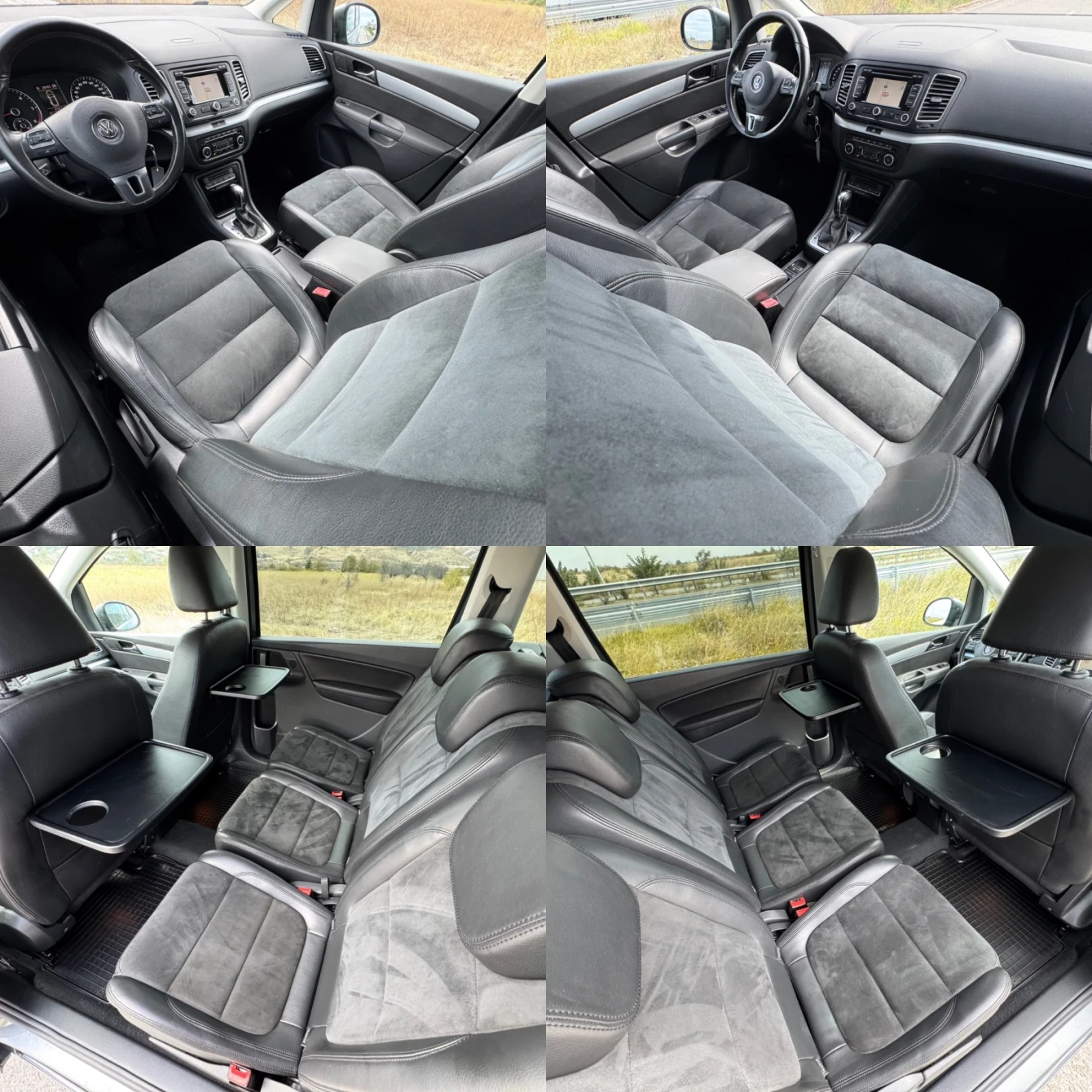 VW Sharan 2.0 TDI / LED / AVTOMAT / HIGHLINE / KOJA / NAVI | Mobile.bg   11