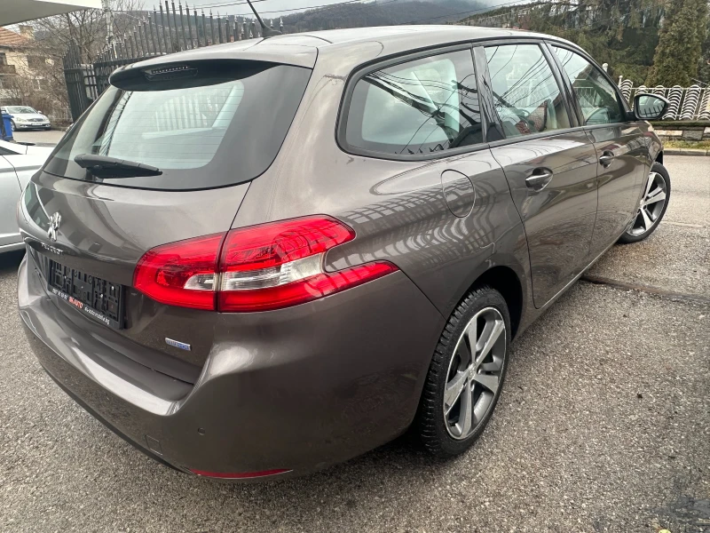 Peugeot 308 1.6HDI-NAVI-EURO6B-AUTOMAT-120к.с.-PDC-LED-2015g, снимка 6 - Автомобили и джипове - 53289542