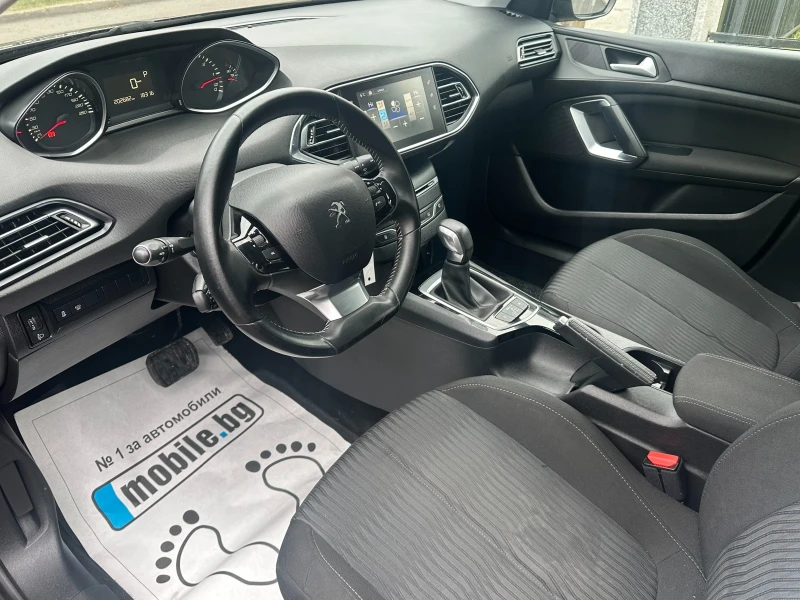 Peugeot 308 1.6HDI-NAVI-EURO6B-AUTOMAT-120к.с.-PDC-LED-2015g, снимка 8 - Автомобили и джипове - 53289542