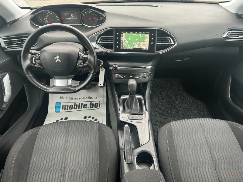 Peugeot 308 1.6HDI-NAVI-EURO6B-AUTOMAT-120к.с.-PDC-LED-2015g, снимка 10 - Автомобили и джипове - 53289542