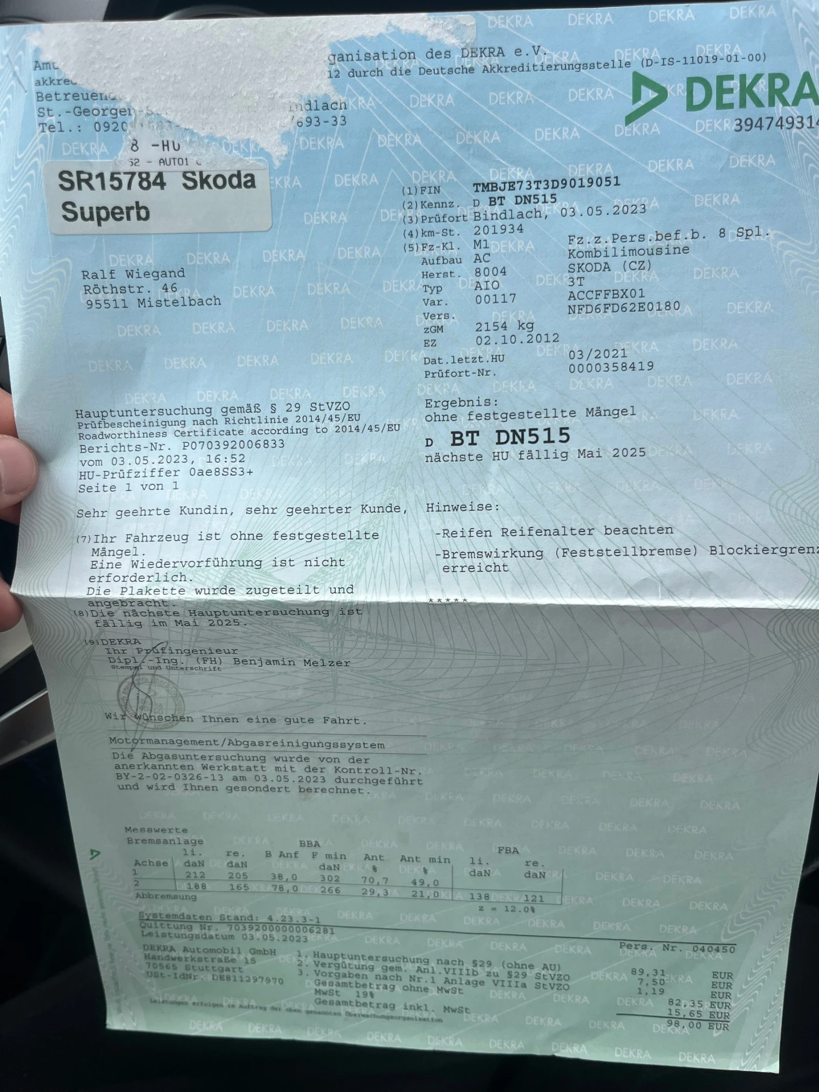 Skoda Superb 2.0TDI, снимка 17 - Автомобили и джипове - 54374582