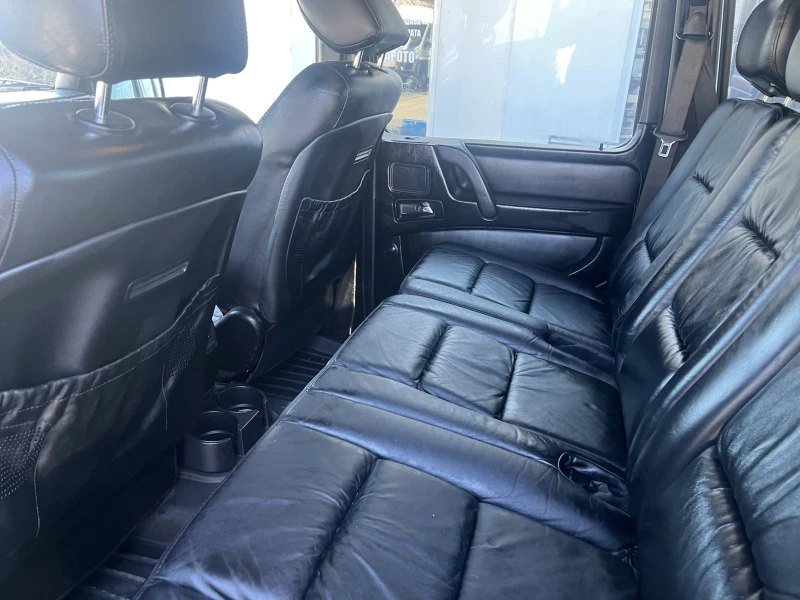 Mercedes-Benz G 55 AMG ПОДГРЕВ, ОБДУХ, АЛКАНТ.ДР БАРТЕР!!!, снимка 15 - Автомобили и джипове - 52847179