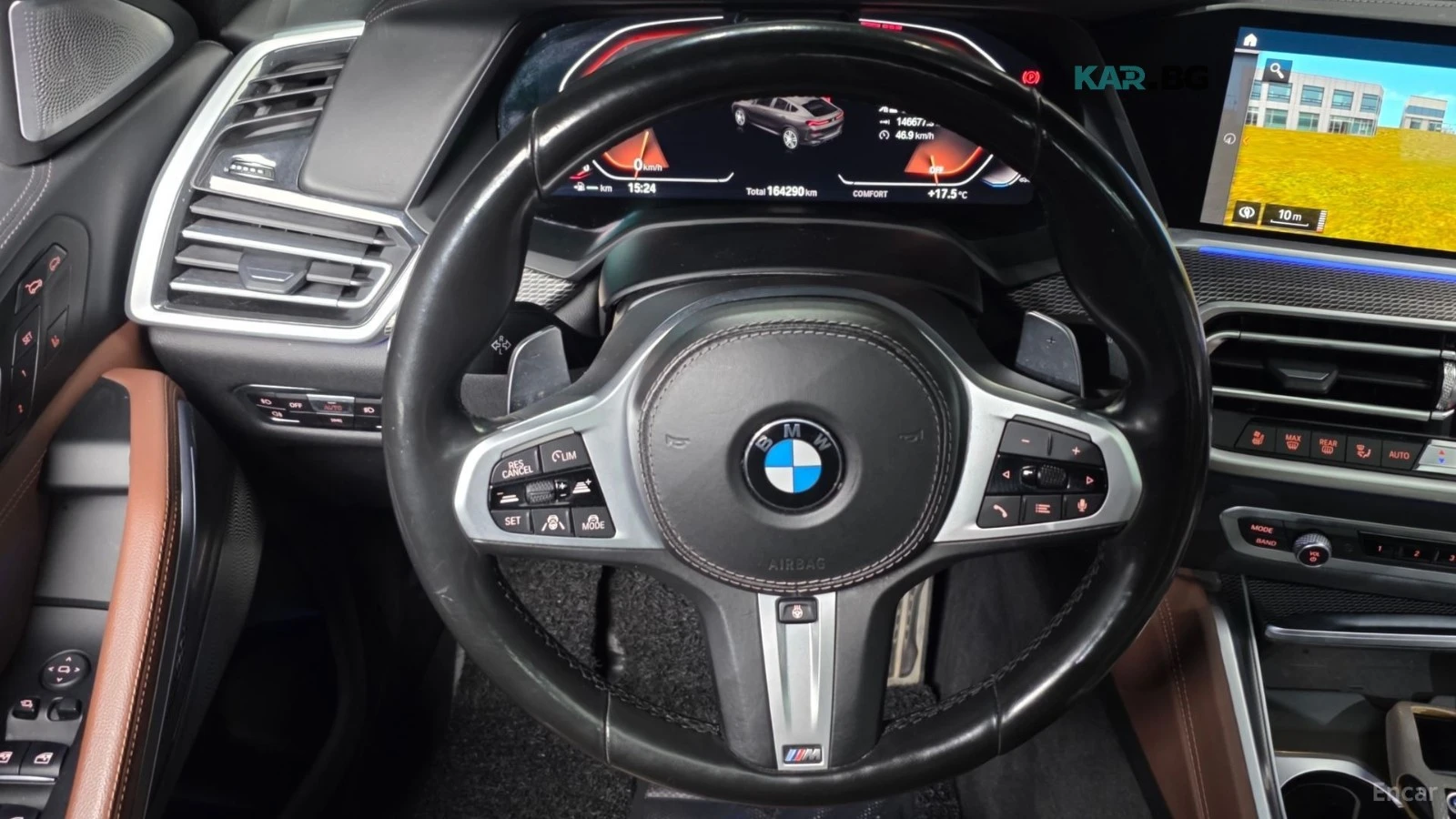 BMW X6 M40i* 360 КАМЕРА* ОБДУХВАНЕ* ПОДГРЕВ* ДИСТРОНИК* , снимка 13 - Автомобили и джипове - 56169758