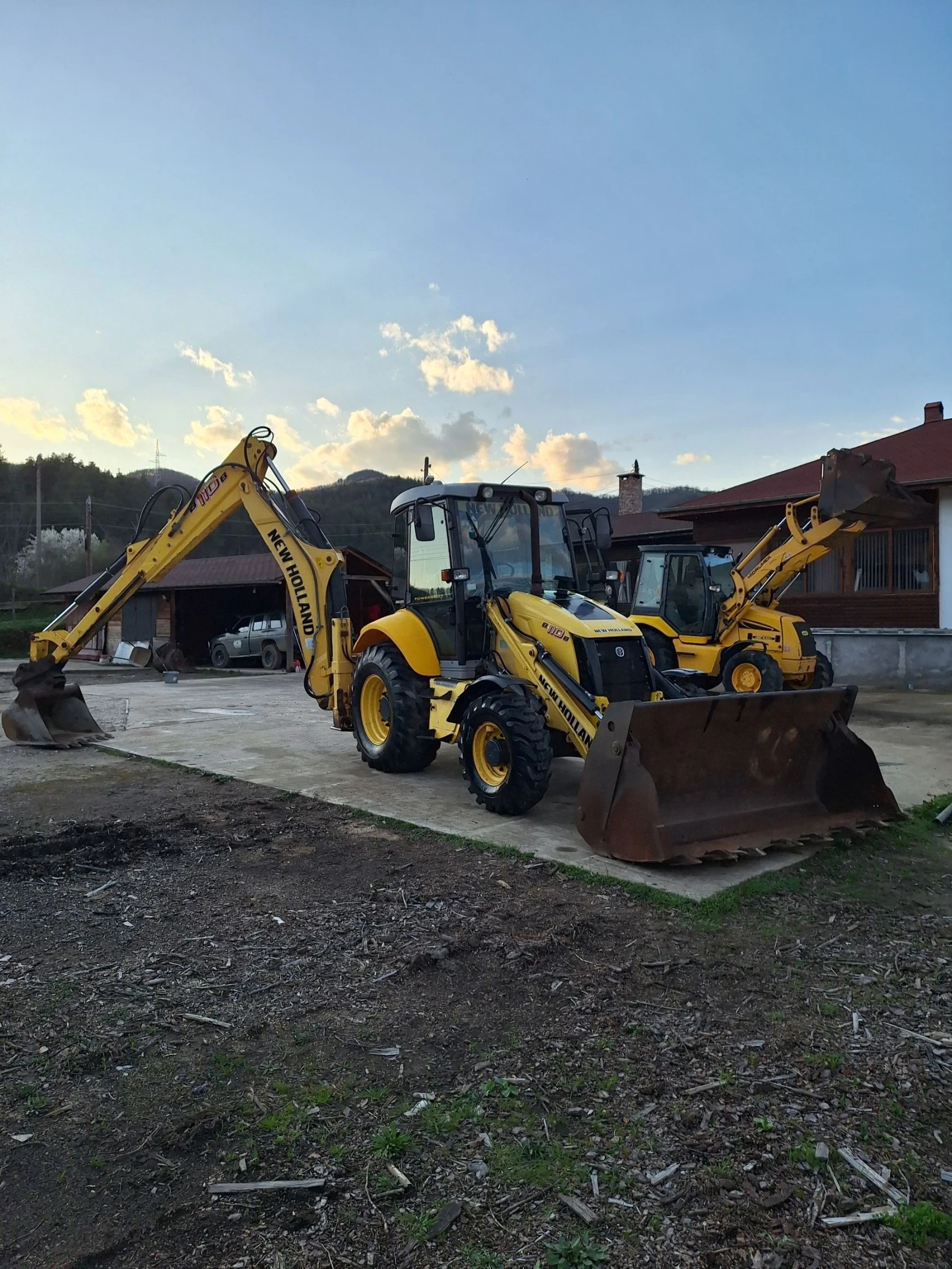 Багер New Holland 110 Djoistik