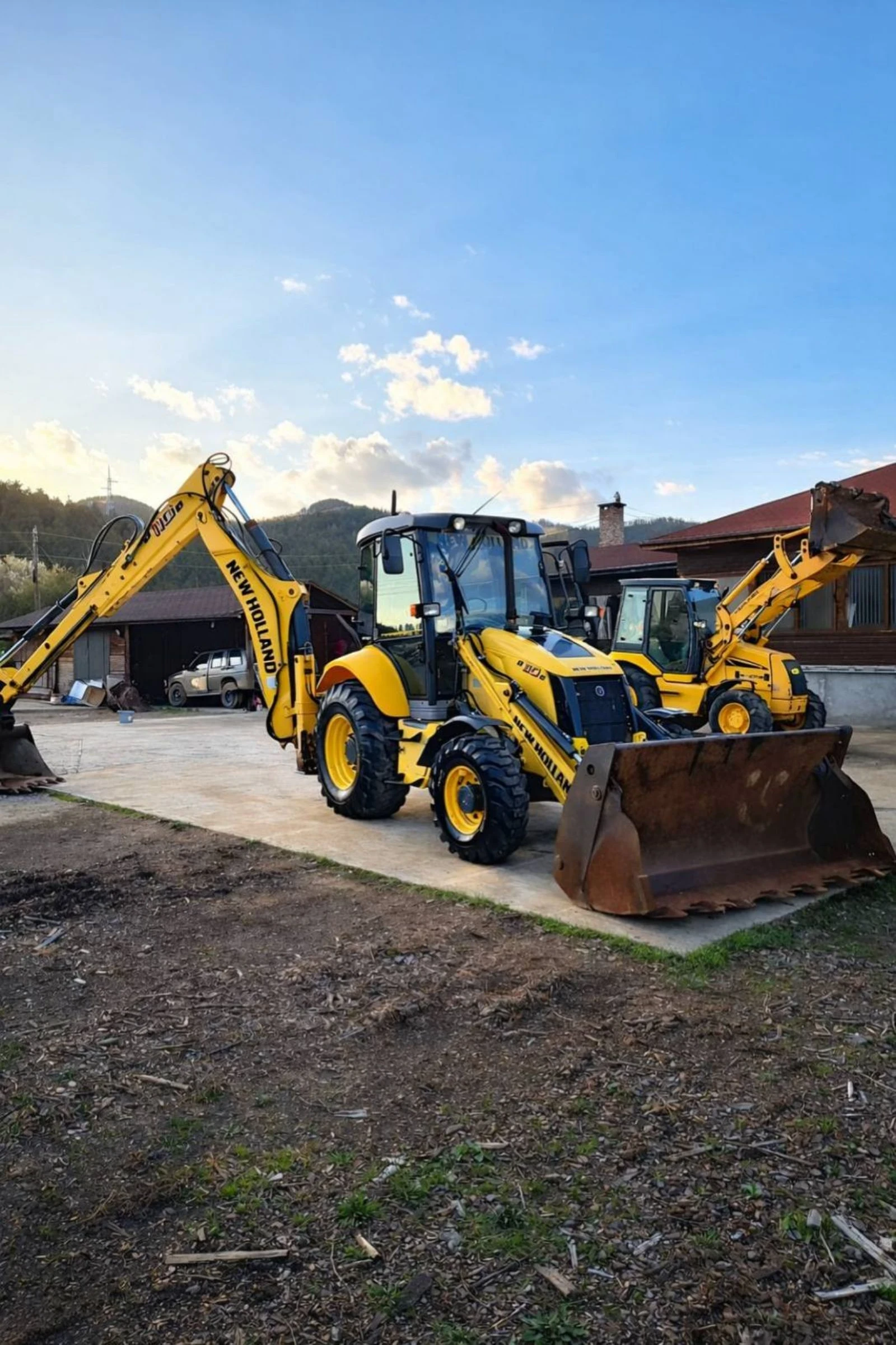 Багер New Holland 110 Djoistik