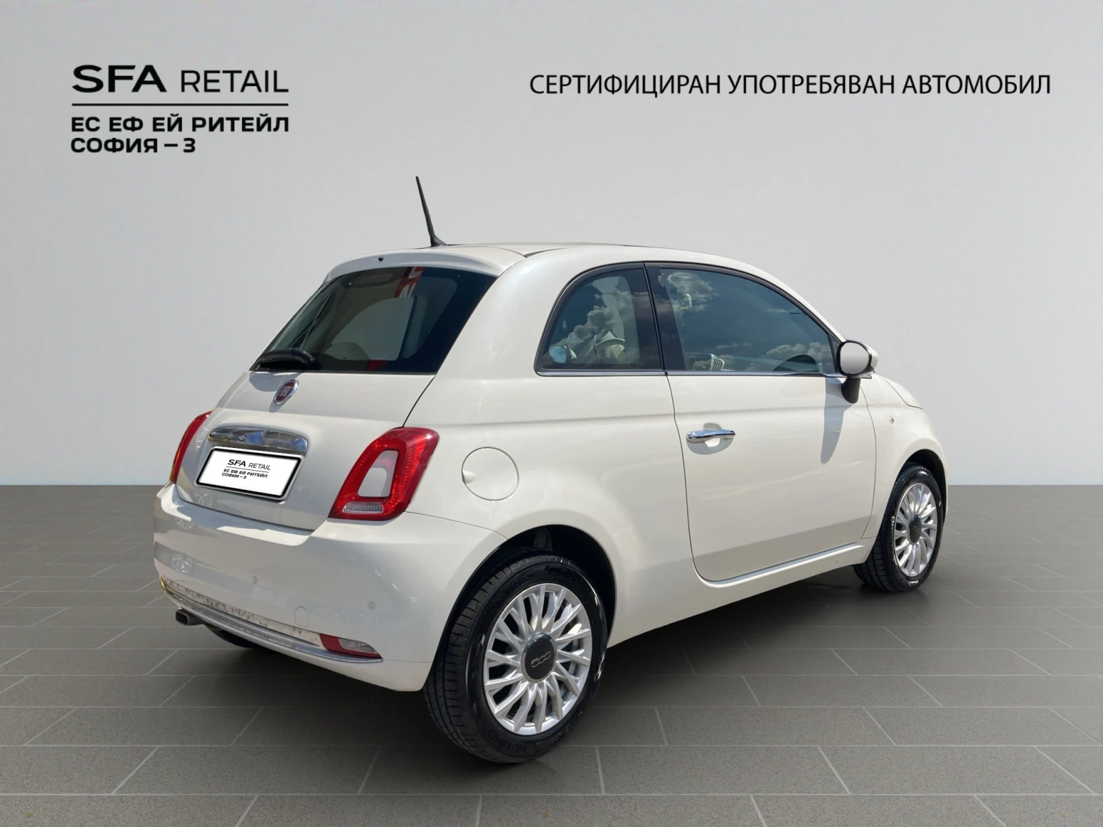 Fiat 500  LOUNGE 1.2 69 hp АВТОМАТИК EURO 6B, снимка 5 - Автомобили и джипове - 54763497