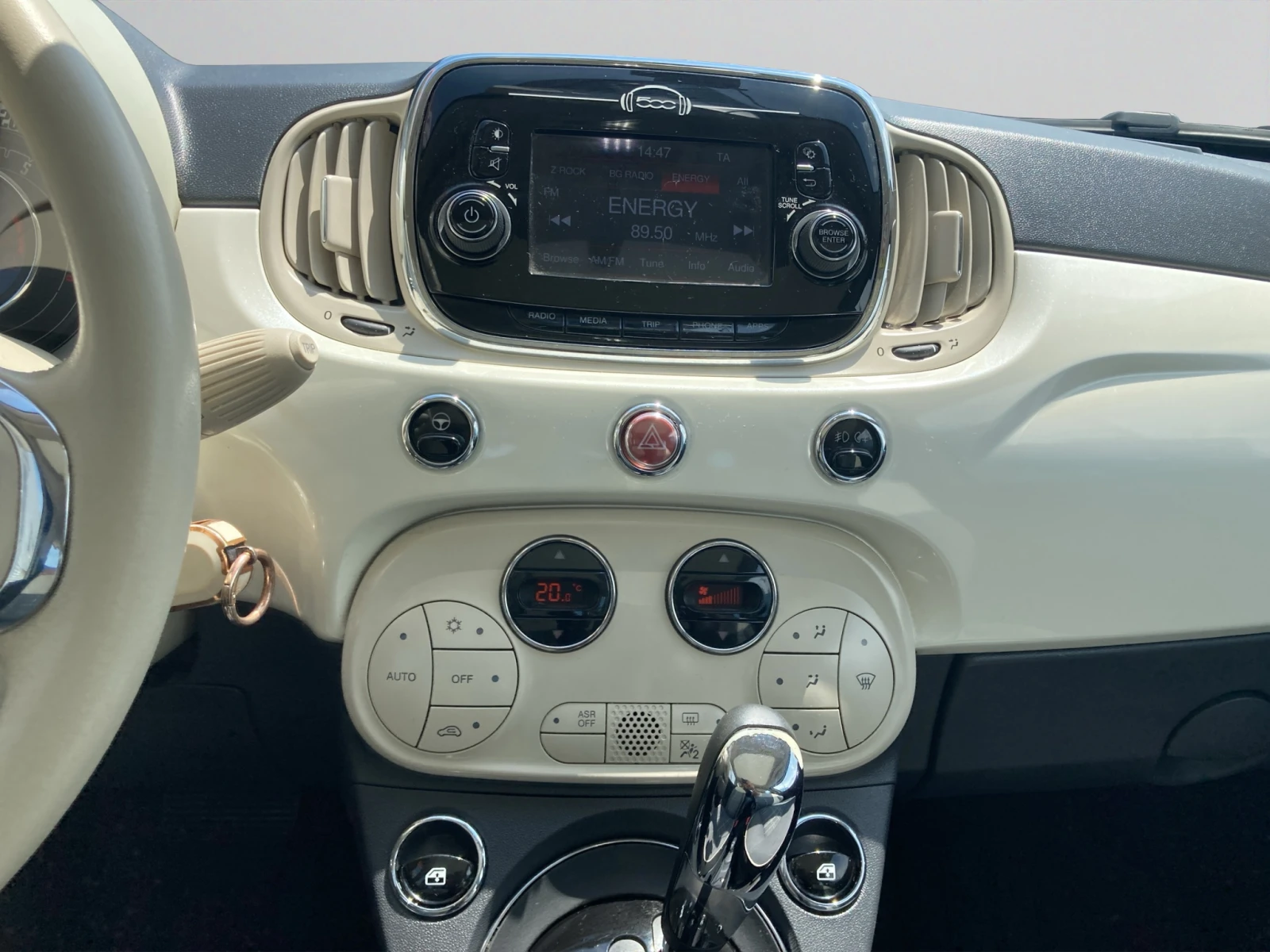Fiat 500  LOUNGE 1.2 69 hp АВТОМАТИК EURO 6B, снимка 14 - Автомобили и джипове - 54763497