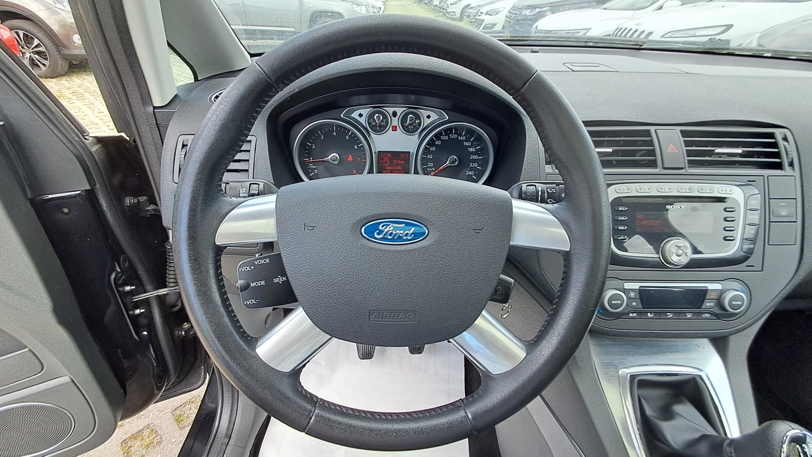 Ford C-max TITANIUM FULL РЕАЛ КМ ИЗКЛЮЧИТЕЛЕН СЕРВИ КНИЖ КОЖА, снимка 9 - Автомобили и джипове - 54525700