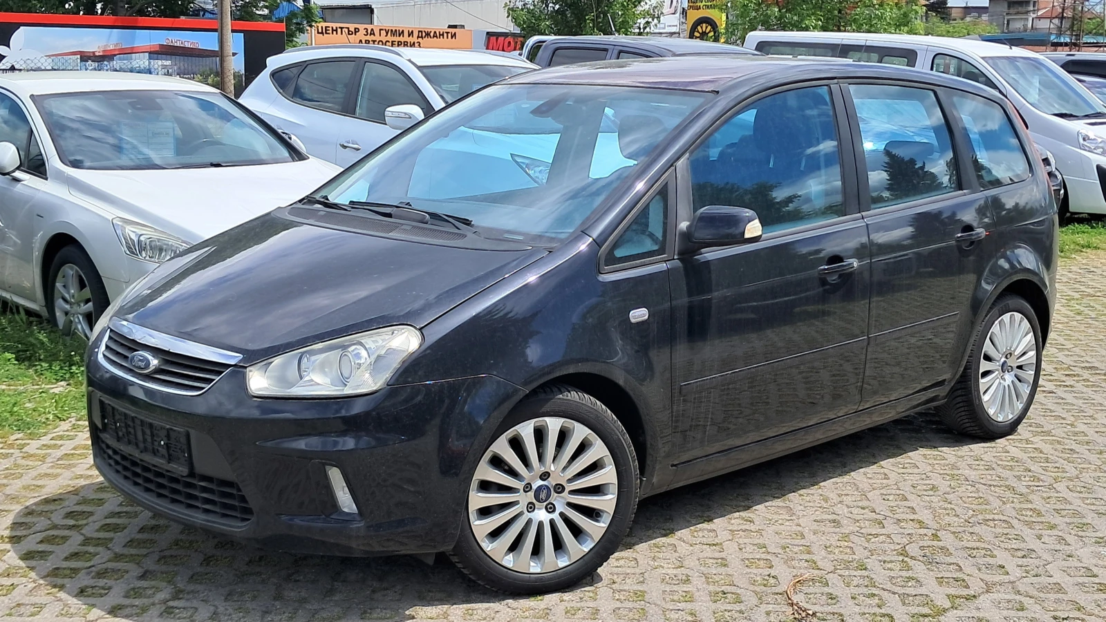 Ford C-max TITANIUM FULL РЕАЛ КМ ИЗКЛЮЧИТЕЛЕН СЕРВИ КНИЖ КОЖА