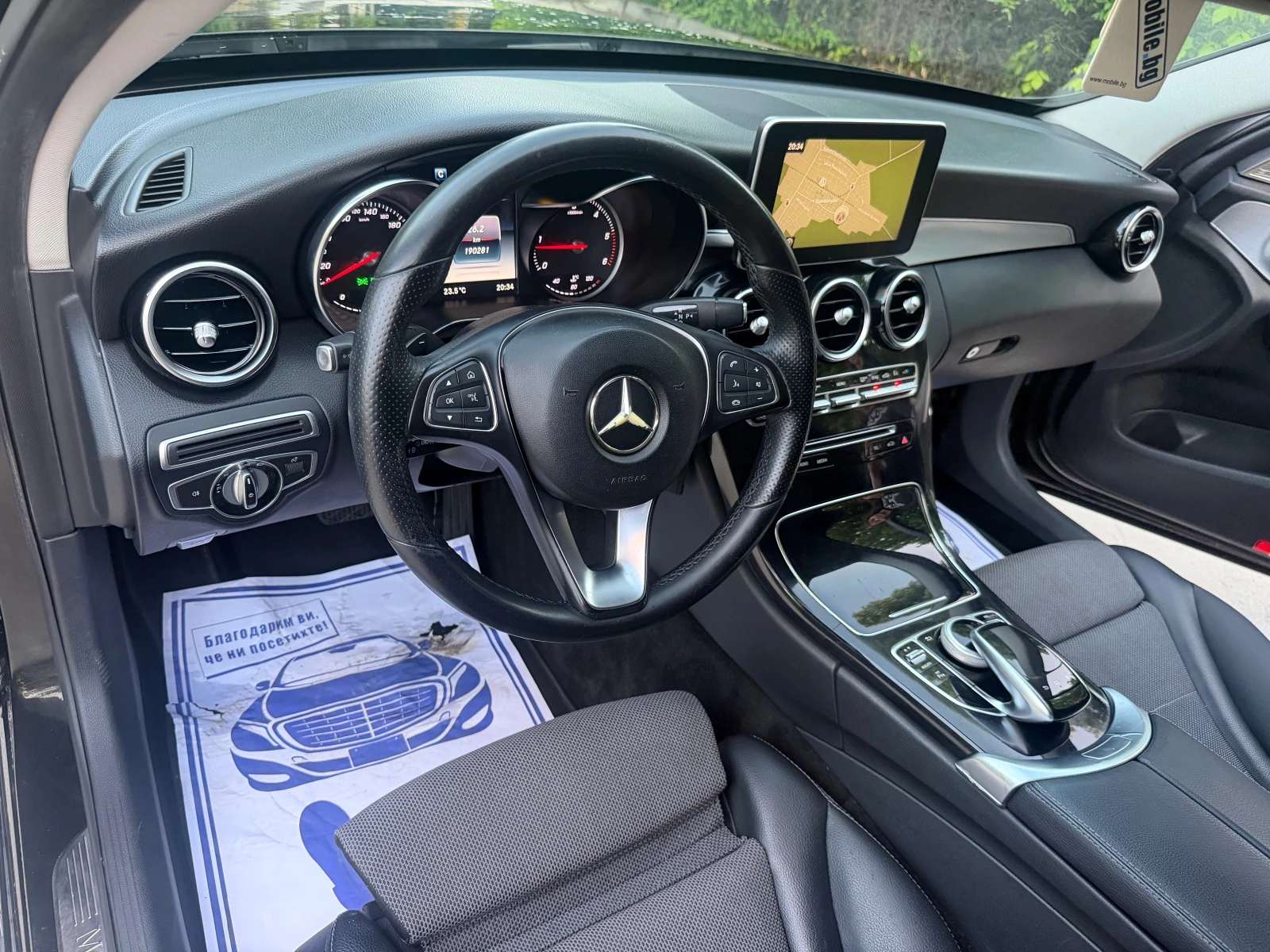 Mercedes-Benz C 220 2.2D-SPORT-BLUETEC, снимка 9 - Автомобили и джипове - 54813089