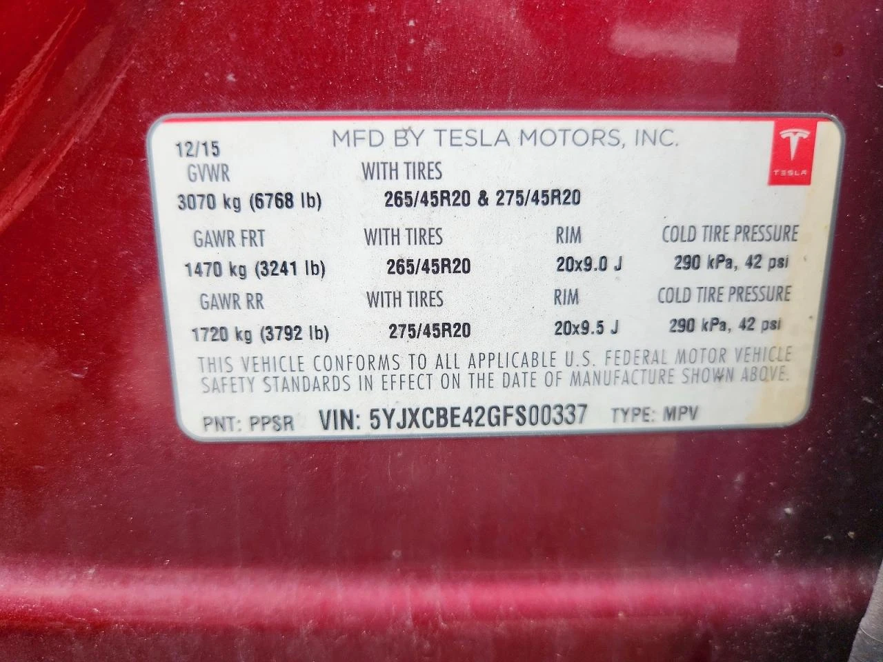 Tesla Model X P90D AWD Signature, снимка 13 - Автомобили и джипове - 56332203