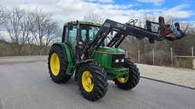 Трактор John Deere 6400.Челен товарач, снимка 3