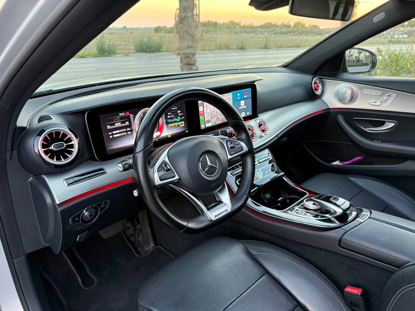 Mercedes-Benz E 220 AMG Pano/HeadUp/Burmester/Memory/360 | Mobile.bg   10