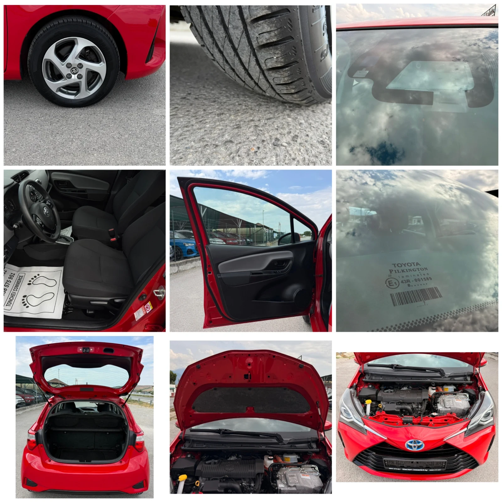 Toyota Yaris 1.5i-HYBRID-141.000km-EURO-6C-NEW FACE-NAVI-TOP, снимка 17 - Автомобили и джипове - 56045569