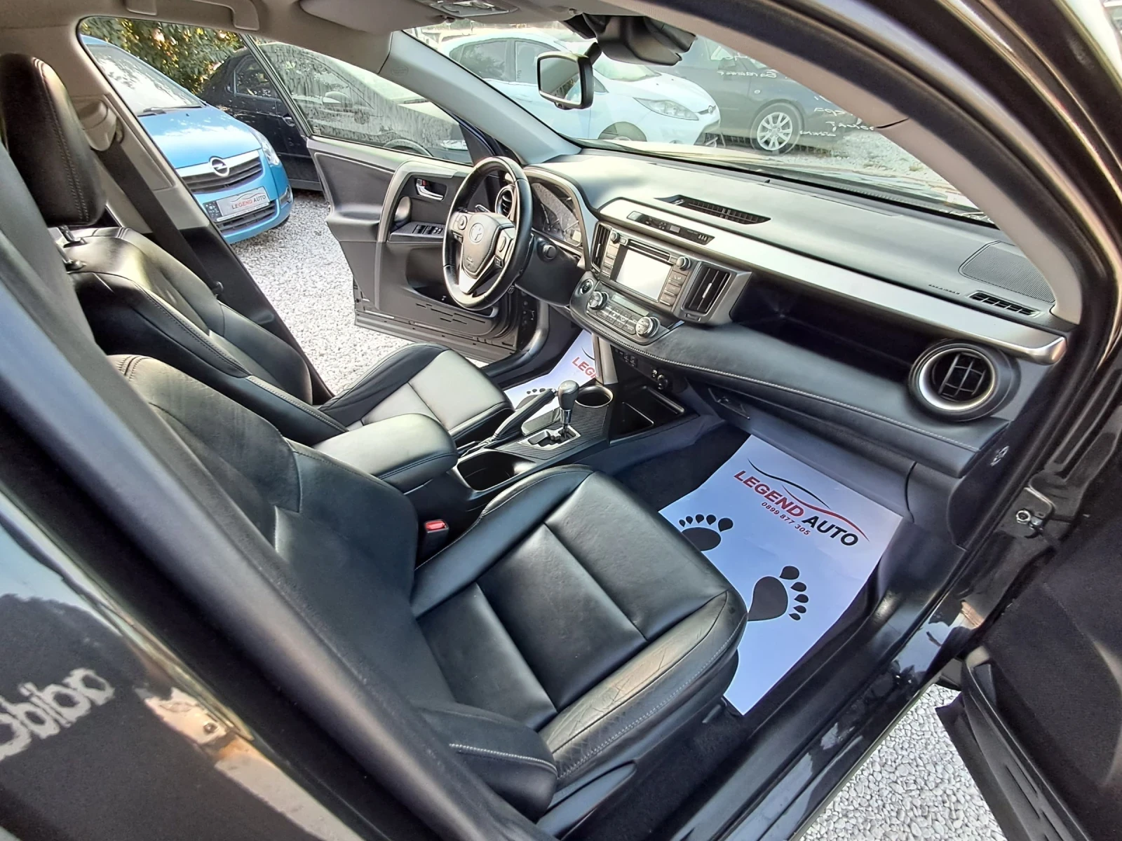 Toyota Rav4 2.2-150к.с НАВИГАЦИЯ, КАМЕРА, КОЖЕН САЛОН, 168000К - изображение 10
