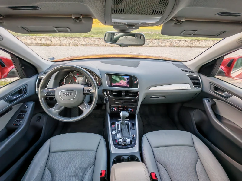 Audi Q5 3.0TDI QUATTRO* КОЖА* ПАНО* НАВИ* ОБДУХВАНЕ* FULL, снимка 12 - Автомобили и джипове - 49898260