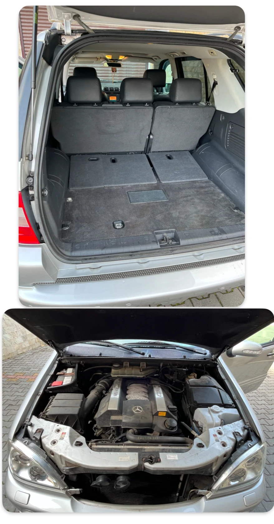 Mercedes-Benz ML 55 AMG M113-5.5-V8 , снимка 13 - Автомобили и джипове - 55982224