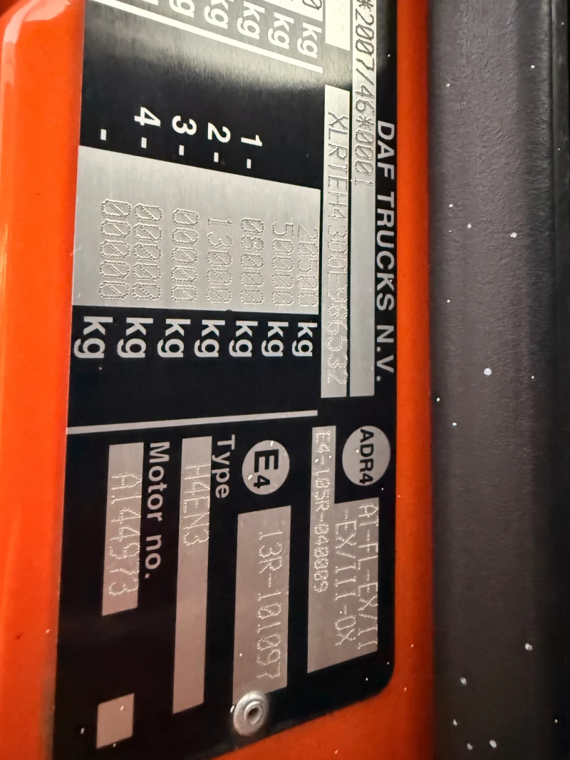 Daf XF 460 с Помпа и ADR AT-FL-EXII-EXIII-OX, снимка 7 - Камиони - 52804845